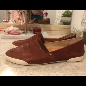Frye leather flats